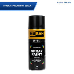 MUBAH BLACK SPRAY PAINT