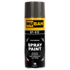 MUBAH MAT BLACK SPRAY PAINT