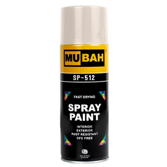MUBAH MAT WHITE SPRAY PAINT