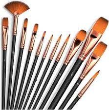 ARTIST BRUSH SET 12PCS ROUND DRILCO
