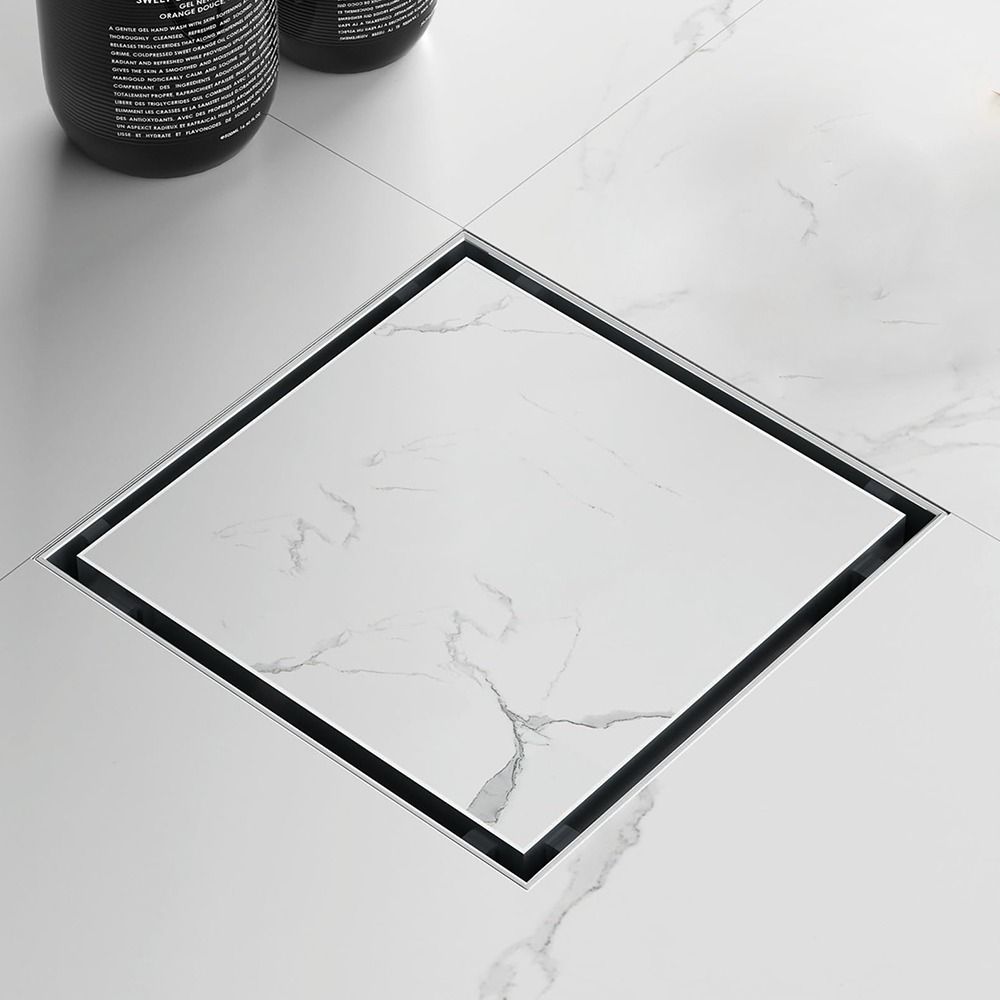 YALIINSNO FLOOR DRAIN 150X150 TILE TYPE FD1515B BLK