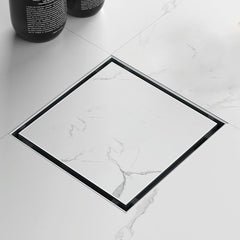 YALIINSNO FLOOR DRAIN 150X150 TILE TYPE FD1515B BLK