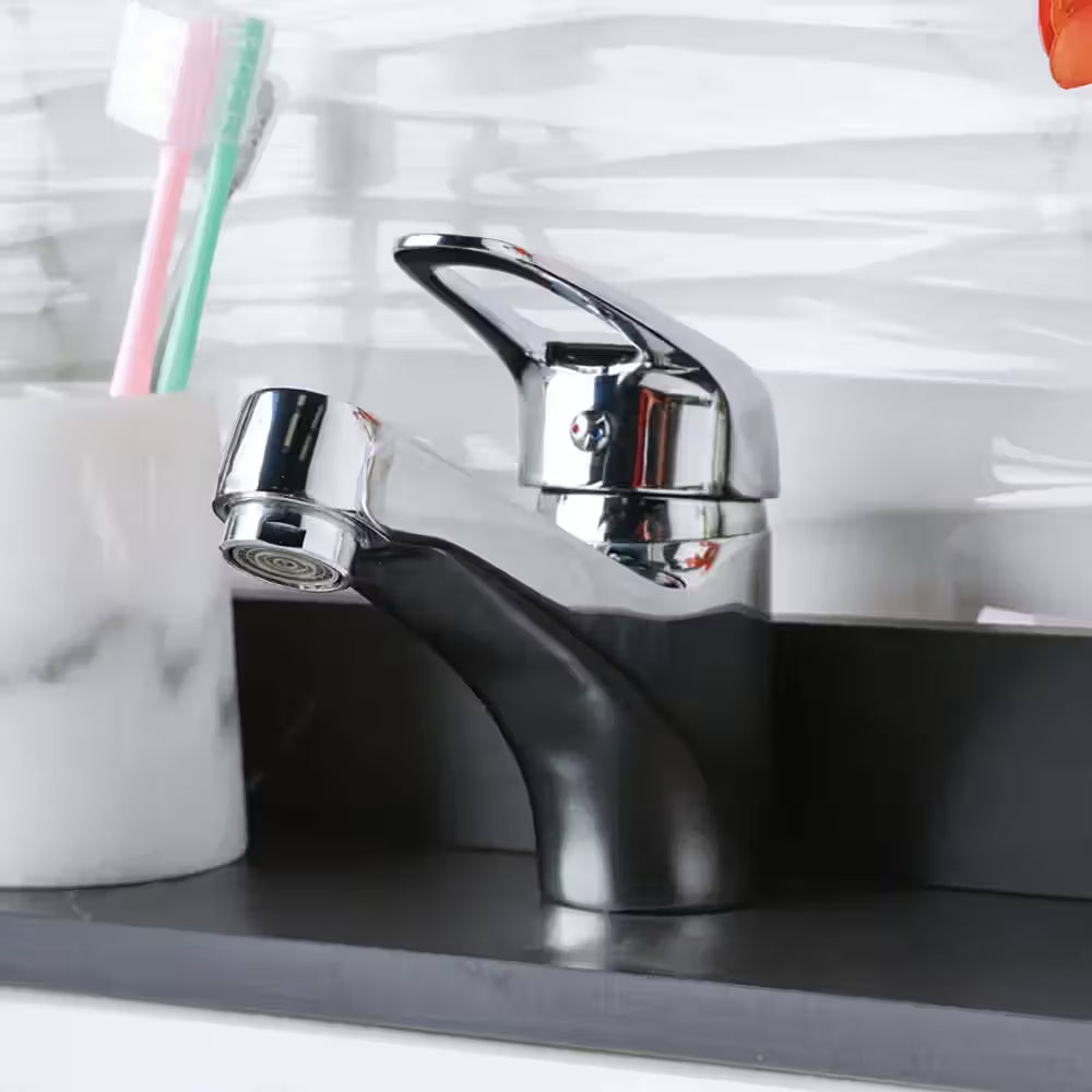 MILANO BASIN MIXER - TARKI  2 Hose For Hot & Cold Water Pop-Up Waste