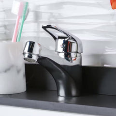 MILANO BASIN MIXER - TARKI  2 Hose For Hot & Cold Water Pop-Up Waste