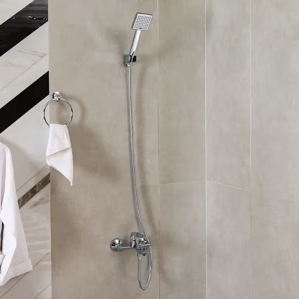 MILANO SHOWER MIXER WITH SHOWER SET - LEMO