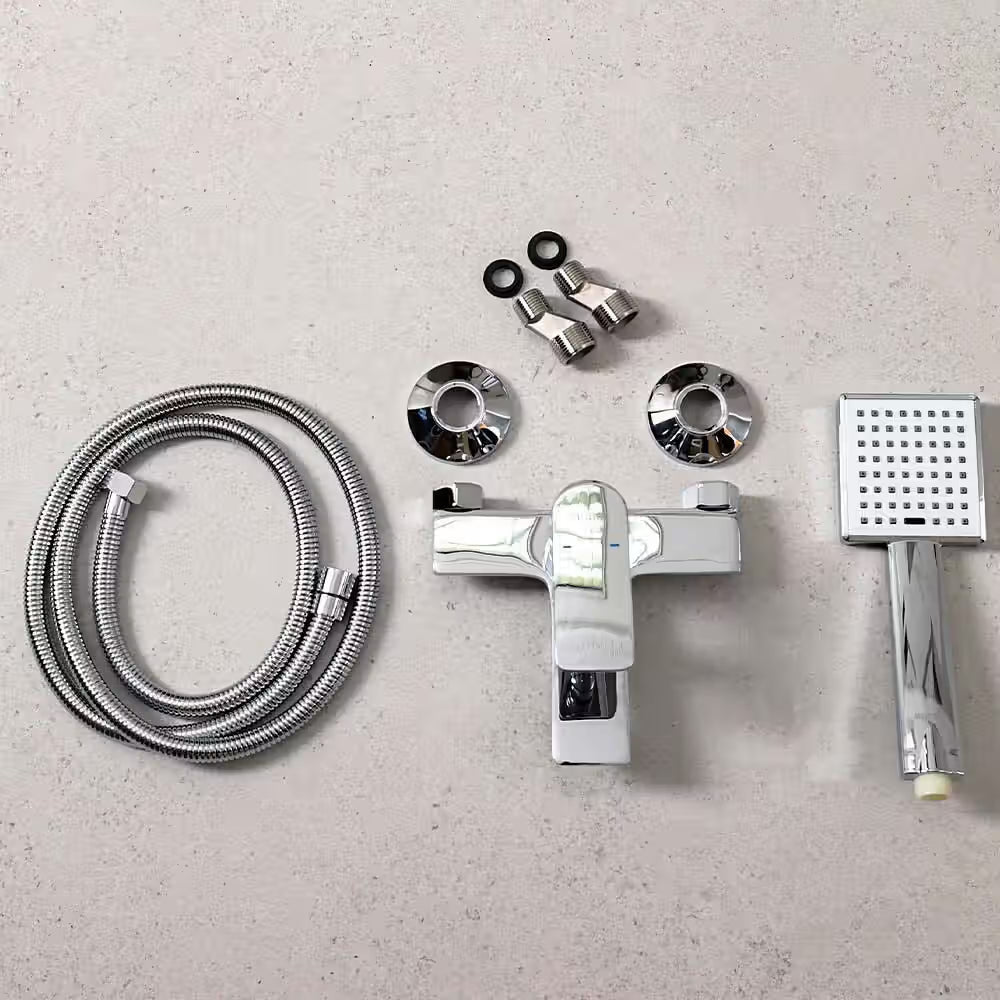 MILANO SHOWER MIXER WITH SHOWER SET - LEMO