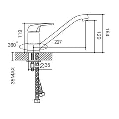 MILANO SINK MIXER - TARKI