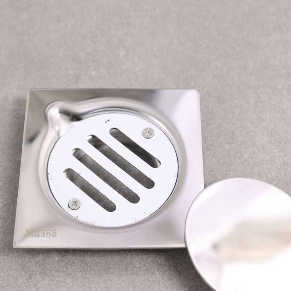 MILANO SS FLOOR DRAIN 4'X4'