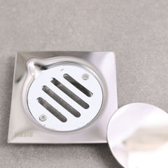 MILANO SS FLOOR DRAIN 4'X4'
