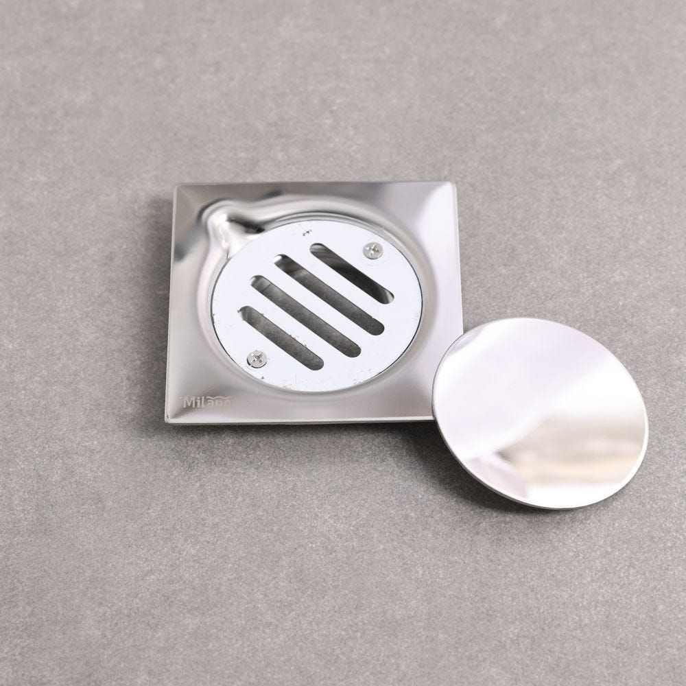 MILANO SS FLOOR DRAIN 4'X4'