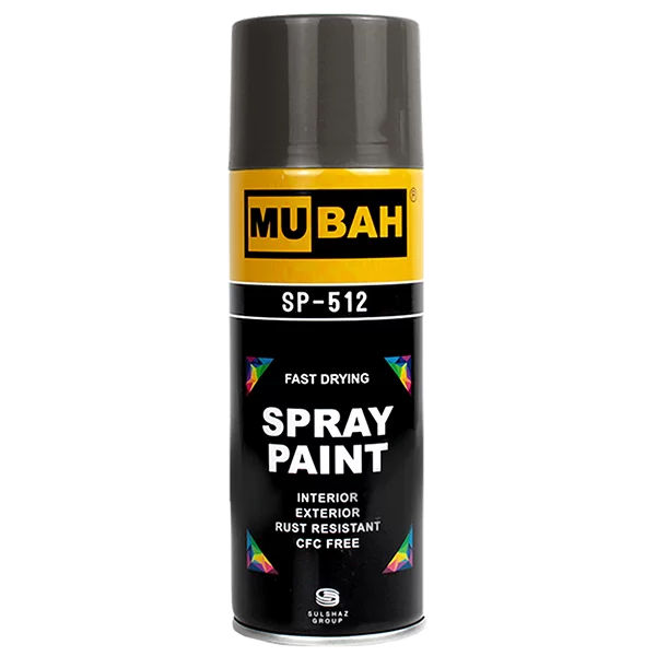 MUBAH MAT BLACK SPRAY PAINT