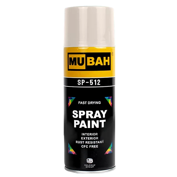 MUBAH MAT WHITE SPRAY PAINT