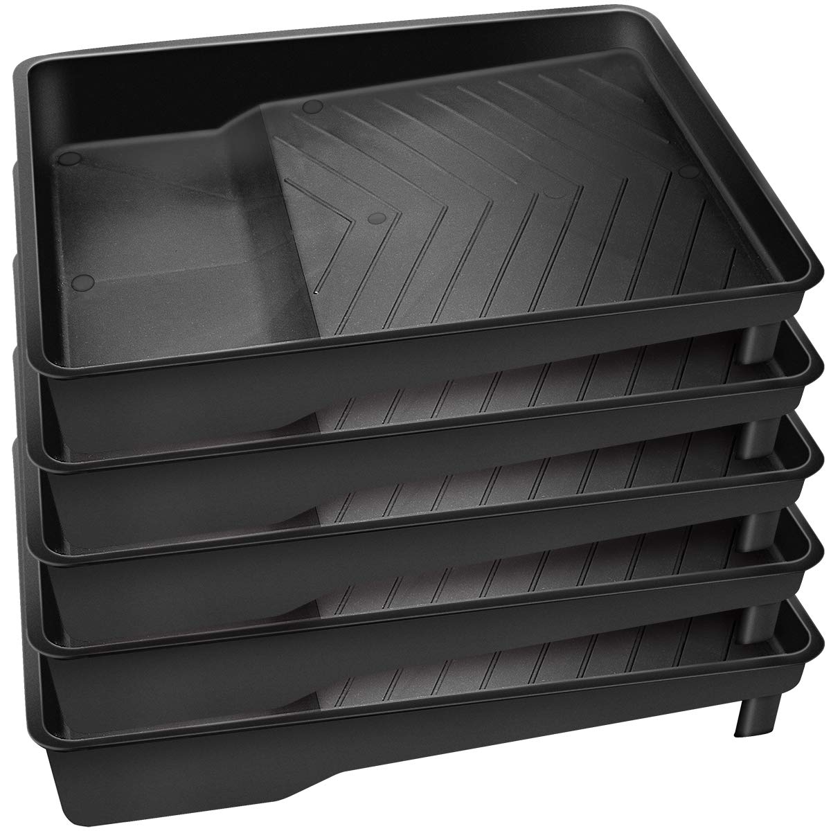 PAINT ROLLER TRAY 9" PVC BLACK