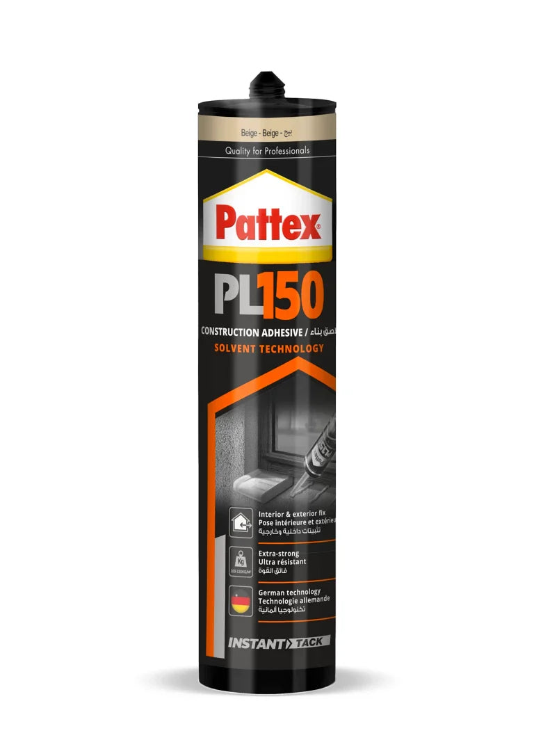 PATTEX SILICON PL150 BEIGE ADHESIVE 380ML
