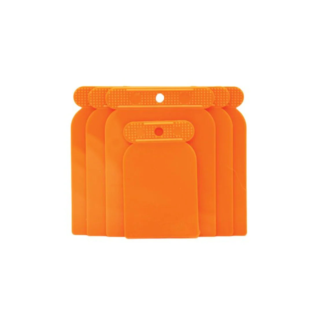 PLASTIC SCRAPPER SQUARE SET (4pc) CLARKE