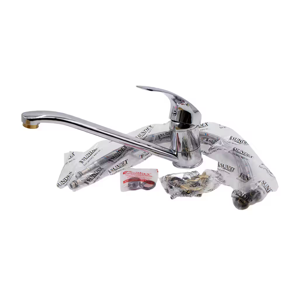 SINK MIXER WITH LONG SPRING - SUNDEX